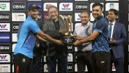 Bangladesh, Afghanistan Share Tri-Nation T20 Trophy as Rain Washes Out Final at Sher-e-Bangla National Stadium in Dhaka