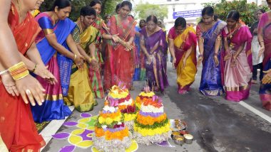 Bathukamma 2019 Dates: Know History, Names of Bathukamma, Significance & Celebrations of the Festival That Coincides With Sharad Navratri