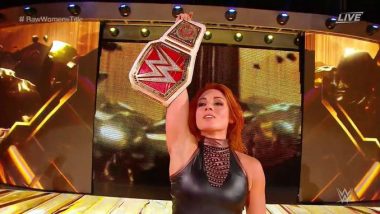 WWE Star Becky Lynch Fined $10,000 For Swinging Chair at Referee During Her Title Match Against Sasha Banks