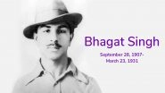 Bhagat Singh 112th Birth Anniversary: Where Was He Born? Was Bhagat Singh Married? Know Everything About The Life of Indian Freedom Fighter Who Was Hanged at 23