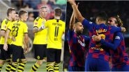Borussia Dortmund vs Barcelona, UEFA Champions League Live Streaming Online: Where to Watch CL 2019&ndash;20 Group Stage Match Live Telecast on TV & Free Football Score Updates in Indian Time?