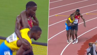 World Athletics Championships 2019: Braima Suncar Dabo Shows True Sportsman Spirit by Helping Injured Rival Racer Jonathan Busby Complete 5000m Marathon (Watch Video)