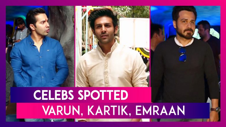 Celebs Spotted: Varun Dhawan, Kartik Aaryan, Emraan Hashmi & Others Seen In The City