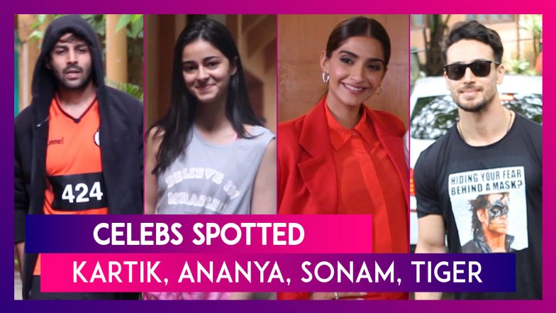 Celebs Spotted: Kartik Aaryan, Ananya Panday, Sonam Kapoor, Shahid ...