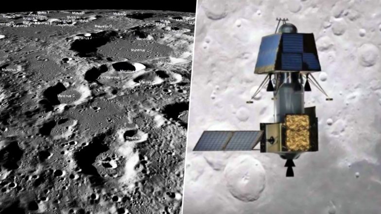 Image result for नासा ने चंद्रयान 2 की लैंडिंग की कुछ उच्च रिज़ॉल्यूशन वाली तस्वीरे cresh landing