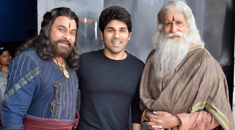 Allu Sirish Clicks A Pic With Amitabh Bachchan-Chiranjeevi On The Sets Of Sye Raa Narasimha Reddy