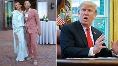 Chrissy Teigen Calls Donald Trump 'P*ssy A$$ Bitch' After the US President Takes a Swipe at Her and John Legend on Twitter