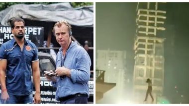 Tenet: Christopher Nolan Shoots a Deadly High-Rise Stunt for His Espionage Thriller in Mumbai (Watch Video)