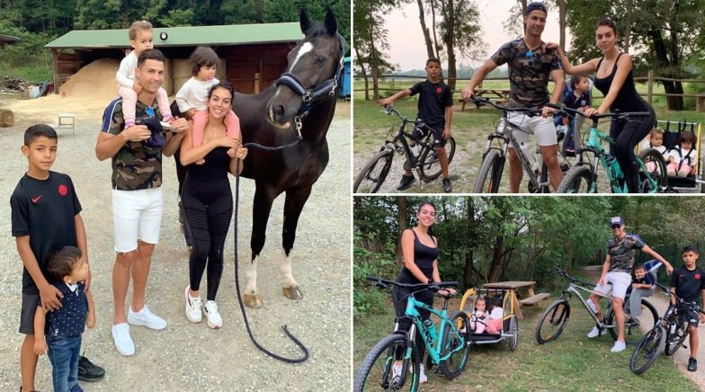 Cristiano Ronaldo Enjoys Quality Family Time Ahead of Juventus' 2019-20 Champions League Opener