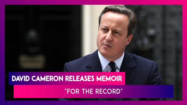David Cameron S Memoir For The Record 5 Things Revealed About Manmohan Singh And Narendra