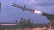 DRDO Successfully Test-Fires Man-Portable Anti Tank Guided Missile System in Andhra Pradesh's Kurnool, Watch Video
