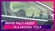 Tesla Driver Asleep At The Wheel Of Self-Driving Car While Speeding At 90km/hr In Massachusetts