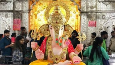 Dagdusheth Halwai Ganpati 2019 Darshan Live Streaming Online: Watch Telecast of Ganesha Puja Aarti From Pune's Most Famous Ganesh Pandal