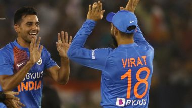 Virat Kohli Gets Praise From Deepak Chahar After Victory in 2nd India vs South Africa T20I 2019, Pacer Says ‘Don’t Know How He Manages That Consistency’