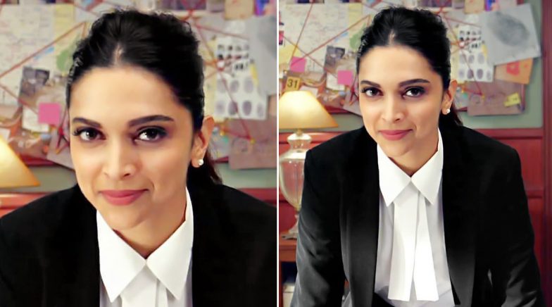 Deepika Padukone Turns Into a Lawyer For a TVC