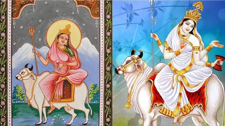 Navratri 2020 Shailaputri Puja: Know The Colour and Goddess of Day 1 to Worship The First Avatar of Maa Durga This Sharad Navaratri
