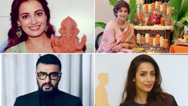 Happy Ganesh Chaturthi 2019: Dia Mirza, Sonali Bendre, Arjun Kapoor, Malaika Arora and Other Celebs Wish Fans On the Auspicious Occasion (View Pics)