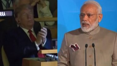 Donald Trump Makes Unexpected Appearance at UN Climate Change Summit, Listens to PM Narendra Modi, Angela Merkel's Address