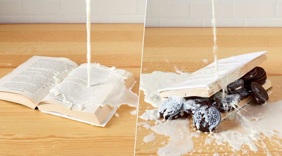Oreo Smears Book With Milk and Cookies for 'Don't Have a Bookmark' Challenge! Publishing House Slams the Social Media Challenge Which Has People Spoiling Books Oreo Smears Book With Milk and Cookies for 'Don't Have a Bookmark' Challenge! Publishing House Slams the Social Media Challenge Which Has People Spoiling Books
