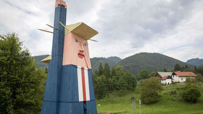 Donald Trump Gets His Own 'Statue of Liberty' in Slovenia, Close to Wife Melania's Homeland