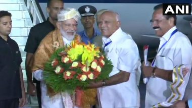 PM Narendra Modi Reaches Bengaluru to Watch Chandrayaan 2 Landing From ISRO Headquarter