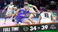 PKL 2019 Match Results: Haryana Steelers Defeat Patna Pirates 39&ndash;34