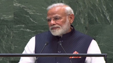 PM Narendra Modi at UNGA in New York: Prime Minister Highlights India’s Steps to Combat Climate Change