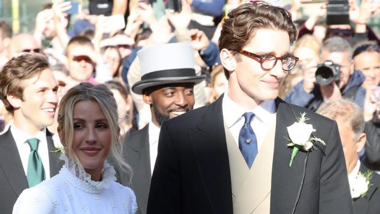 Singer Ellie Goulding's Bespoke Wedding Gown Created in Over 640 Hours