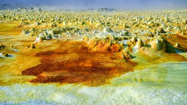 Danakil Depression: Surreal Pictures of Sulphur Lakes And Volcanoes in This Inhospitable Desert in Ethiopia Are Mesmerising!