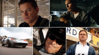 Ford v Ferrari New Trailer: Christian Bale and Matt Damon are Determined to Win this War Against the Italian Luxury Sports Car Mogul (Watch Video)