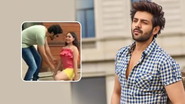 Kartik Aaryan’s Fan Trembles on Meeting Him, Video of This Young Girl Going Down on Her Knees Goes Viral