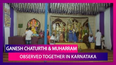 Karnataka: Locals Celebrate Ganesh Chaturthi, Observe Muharram Under One Roof In Hubli