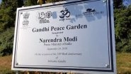 Gandhi Solar Park, Peace Garden Inaugurated at UN