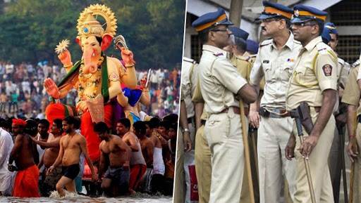 Ganesh Visarjan 2019 Traffic Advisory: Mumbai Police Issues Outline Maps For Routes Allotted to Devotees For Ganpati Immersion Ganesh Visarjan 2019 Traffic Advisory: Mumbai Police Issues Outline Maps For Routes Allotted to Devotees For Ganpati Immersion