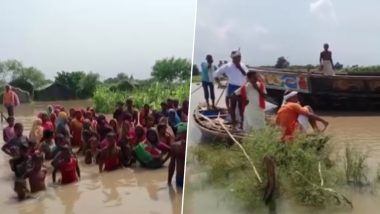 Ganga River Flows Above Danger Mark in Bihar, Water Enters Houses, Locals Fear Outbreak of Diseases
