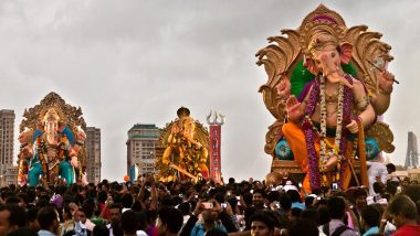 Ganpati Visarjan on Anant Chaturdashi 2019: Best Places in Mumbai to See Immersion of Lord Ganesh Idols and Be Part of Colourful Processions