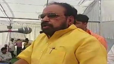 BJP Leader Gopal Bhargava Makes Controversial Comment in MP's Jhabua Rally, Says Voting For Congress Candidate Akin to Helping Pakistan, Watch Video