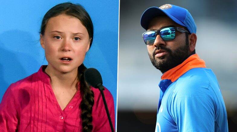 Rohit Sharma Praises Greta Thunberg After She Delivers a Passionate Speech 