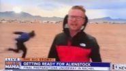 Area 51 Video: This Guy's Naruto Run Behind a Reporter on Live TV During Alienstock Festival Has The Internet Laughing!