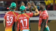 CPL 2020 Live Streaming Online on FanCode, Guyana Amazon Warriors vs Jamaica Tallawahs: Watch Free Live TV Telecast of Caribbean Premier League T20 Cricket Match on Star Sports in India