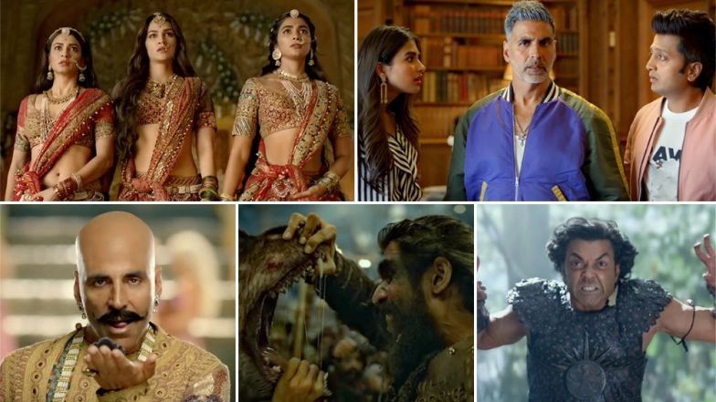 Housefull 4 Trailer: Akshay Kumar, Riteish Deshmukh, Kriti Sanon's Film Is Another Rebirth of the Franchise's Same Brand of Humour (Watch Video)