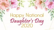 Daughter's Day 2020 Images & HD Wallpapers for Free Download Online: Wish Happy National Daughter's Day With Beautiful WhatsApp Stickers, GIF Greetings & Picture