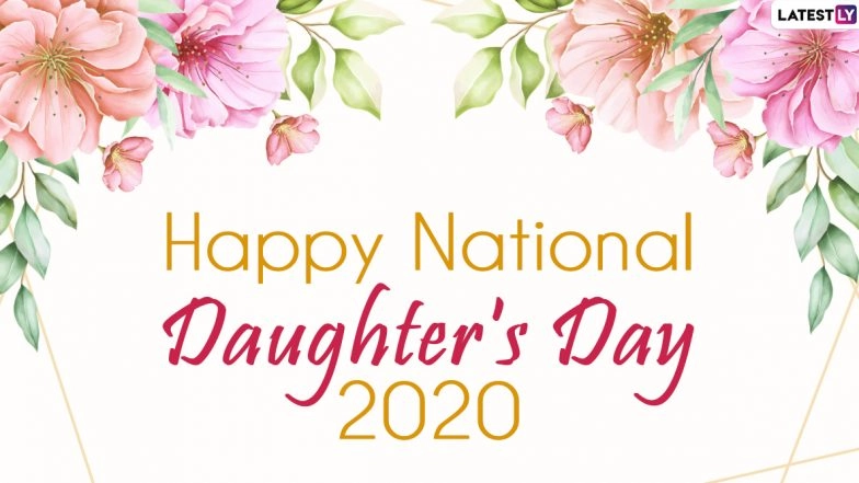 Daughter's Day 2020 Images &amp; HD Wallpapers for Free Download Online: Wish Happy National Daughter's Day With Beautiful WhatsApp Stickers, GIF Greetings &amp; Picture