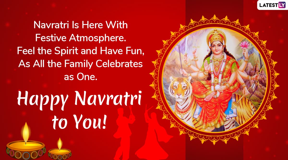 Happy Navratri 2019 Wishes & Durga Puja Images: WhatsApp Stickers, GIF