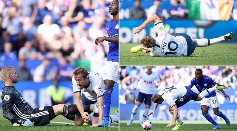 Watch: Harry Kane Scores World-Class Goal While Lying on Turf during Tottenham vs Leicester
