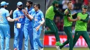 IND vs SA Head to Head Record: Ahead of 1st T20I 2019 Clash, Here Are Match Results of Last 5 India vs South Africa Encounters!