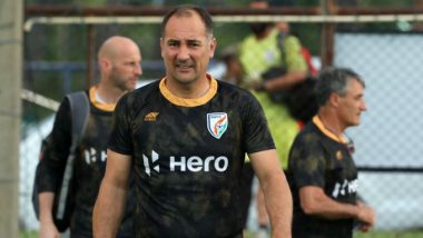 Indian Football Team Coach Igor Stimac Conducts ‘Surprise’ Training Session for Indian Arrows at Cooperage Stadium