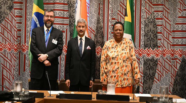 India, Brazil, South Africa Pledge to Work Together in Prosecuting Economic Offenders, Reforming of Multilateral System