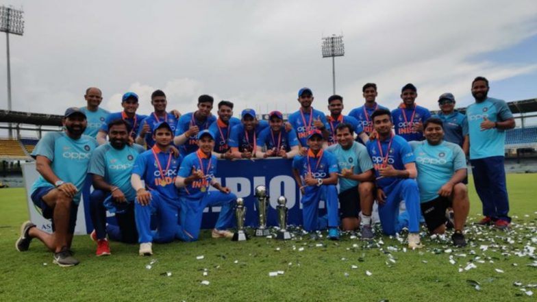 Under-19 Asia Cup 2019 Final: India Clinches Title, Beats Bangladesh in a Thriller by Five Runs