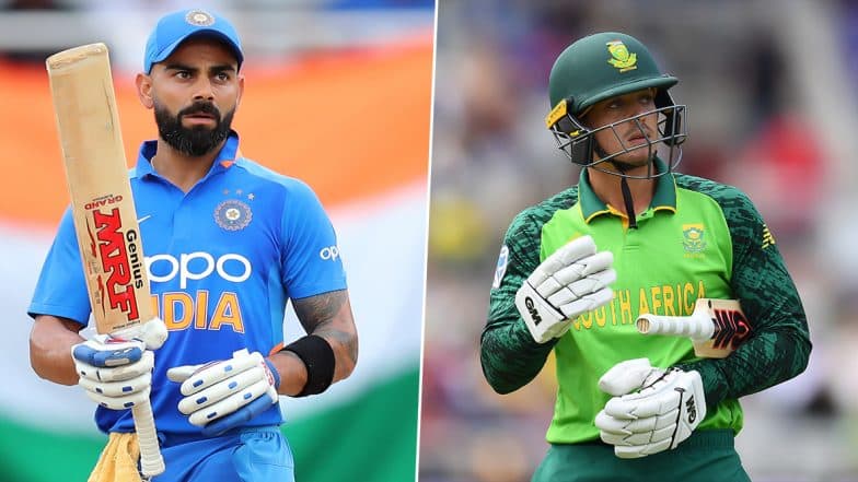 Live Cricket Streaming of India vs South Africa 3rd T20I 2019 Match on DD Sports and Hotstar: Check Live Cricket Score, Watch Free Telecast of IND vs SA on TV and Online Live Cricket Streaming of India vs South Africa 3rd T20I 2019 Match on DD Sports and Hotstar: Check Live Cricket Score, Watch Free Telecast of IND vs SA on TV and Online
